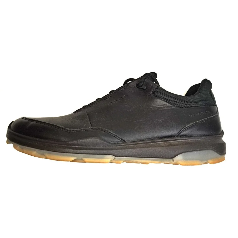 ECCO Biom Hybrid 3 Hydromax Golf Shoes Mens 7-7.5 Black NEW in Box Leather